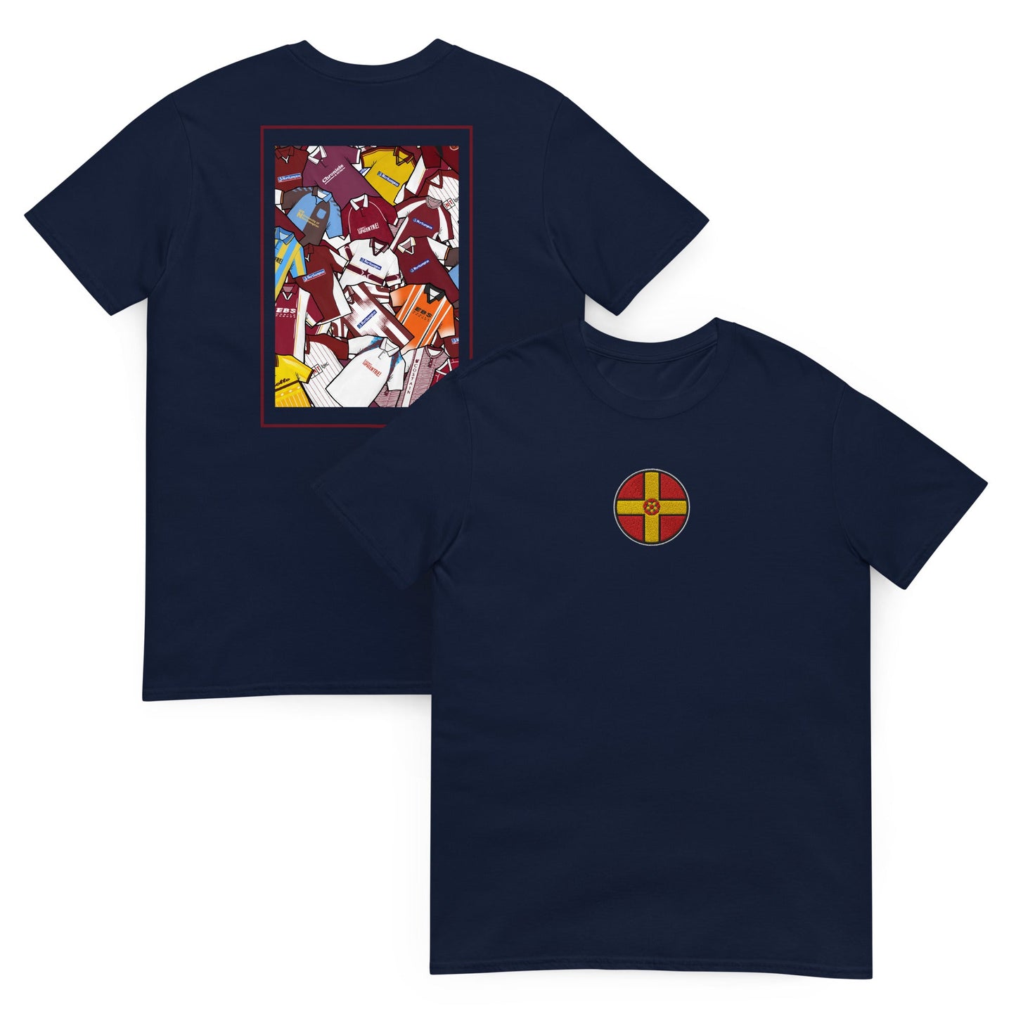 Northamptonshire Flag & Northampton Retro Shirts Unisex T-Shirt