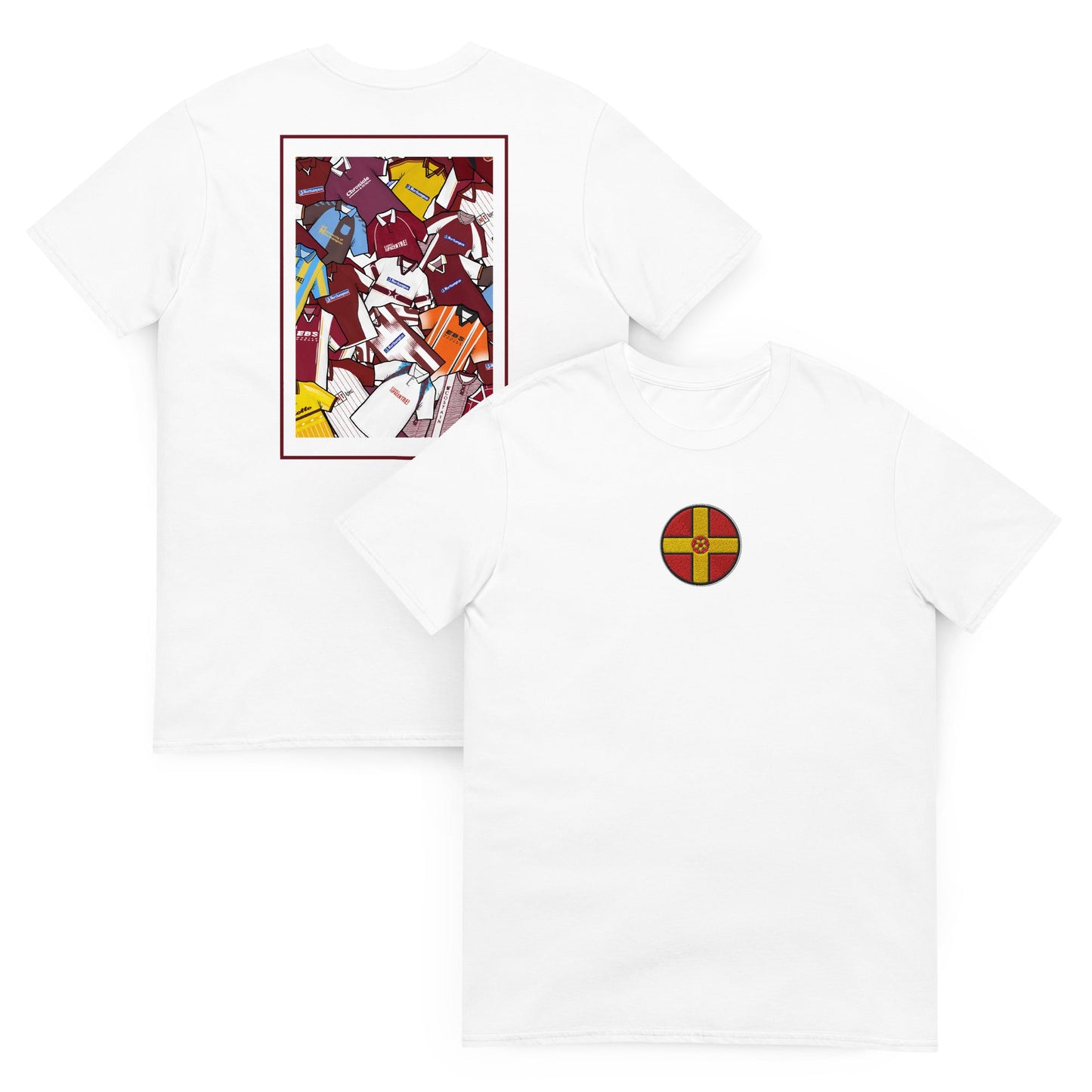 Northamptonshire Flag & Northampton Retro Shirts Unisex T-Shirt