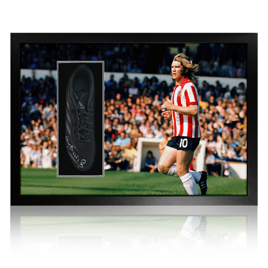 Tony Currie Signed Sheffield United Boot Iconic Frame #1