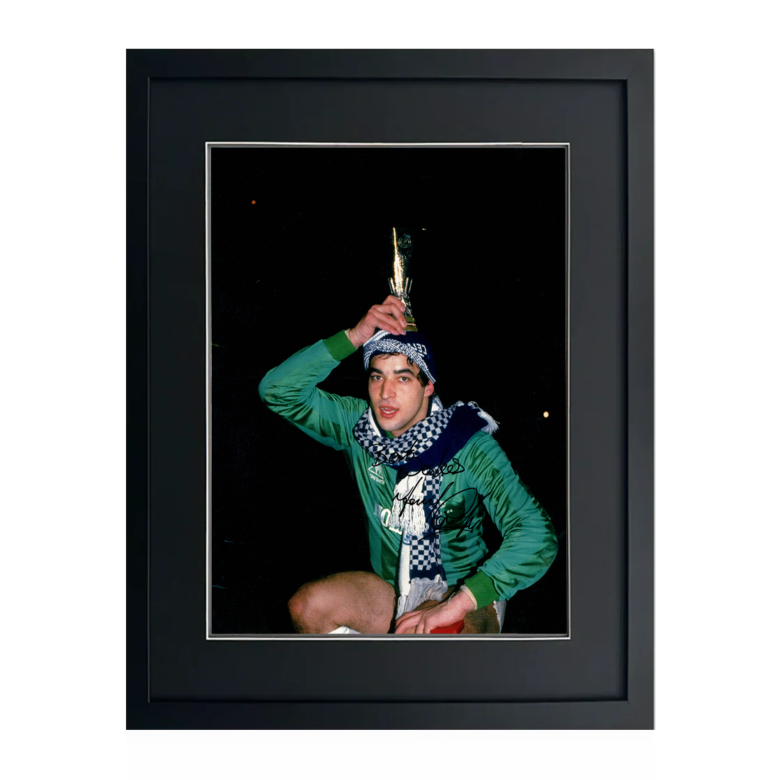 Tony Parks Signed Tottenham Hotspur 16x12 Photo Deluxe Mount Frame