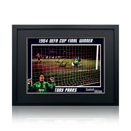 Tony Parks Signed Tottenham Hotspur 16x12 Photo Deluxe Mount Frame