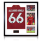 Trent Alexander-Arnold Signed Liverpool Shirt Elite Frame (AFTAL Authentication)