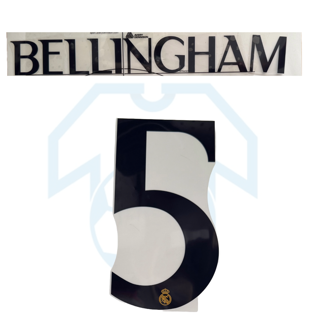 Real Madrid 2023-24 Name & Number - Adult/Player Size