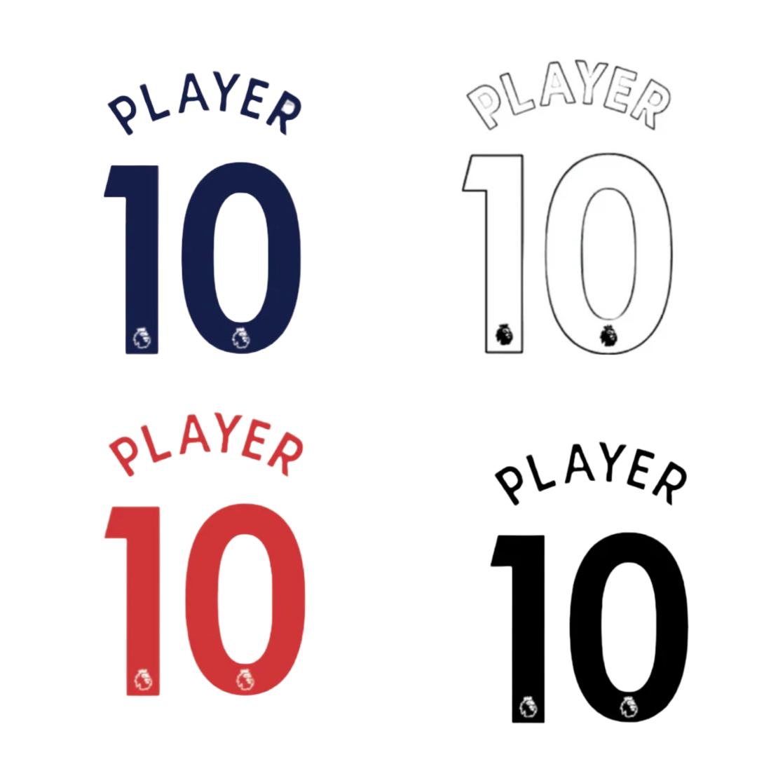 2019- 23 Player Size Premier League Custom Name Set