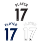 2017 - 19 Player Size Premier League Custom Name Set