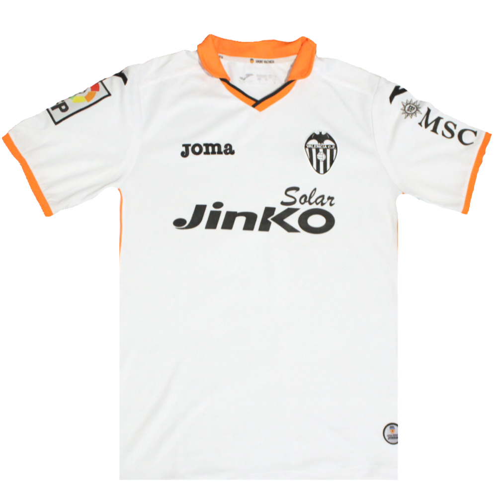 Valencia 2013-2014 Home Football Shirt (Excellent) S