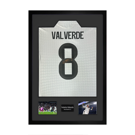 Federico Valverde Signed Real Madrid Premium Frame