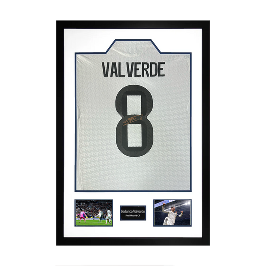 Federico Valverde Signed Real Madrid Premium Frame