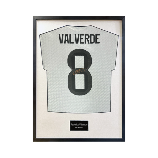 Federico Valverde Signed Real Madrid Standard Frame