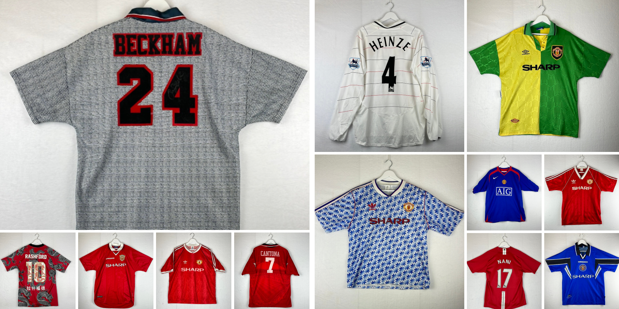 1998 Manchester United Home retro kit - Vintage Football Shop