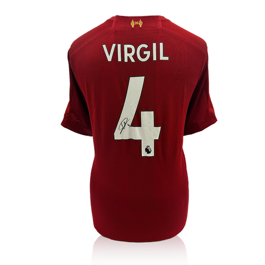 Virgil van Dijk Signed Liverpool Shirt