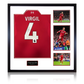 Virgil van Dijk Signed Liverpool Shirt Elite Frame (ACG Cert)