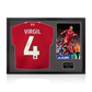 Virgil van Dijk Signed Liverpool Shirt Classic Frame (ACG Cert)