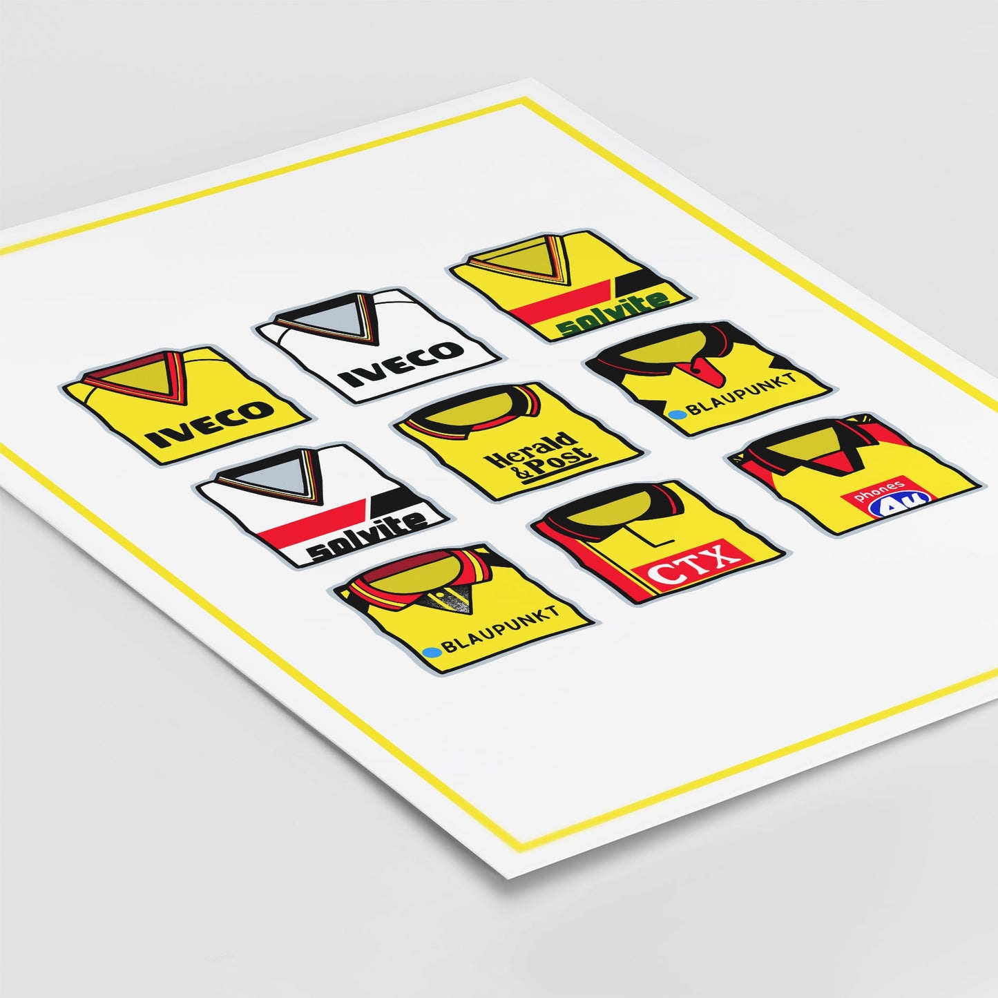Watford Shirts Print