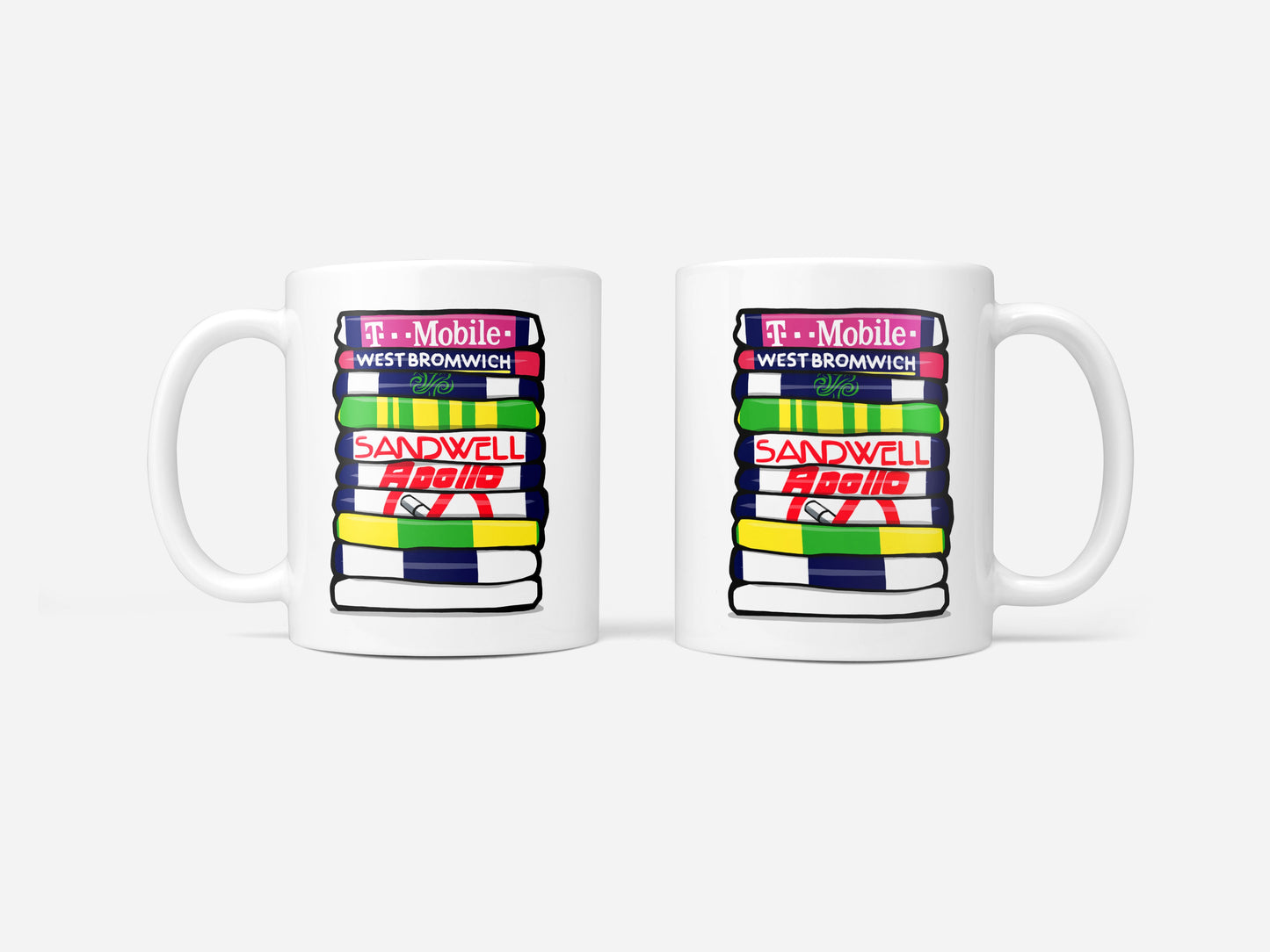 West Brom Shirt Stack Mug