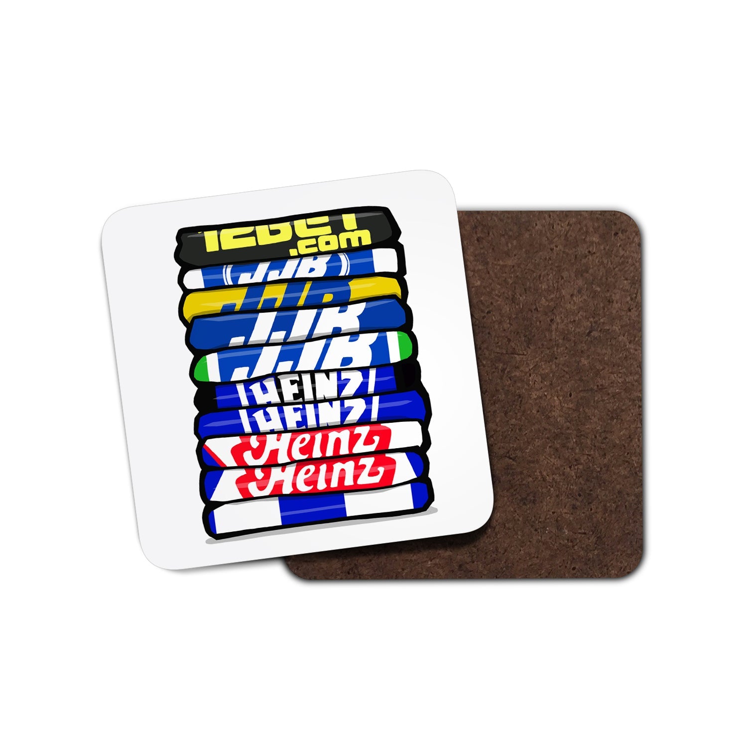 Wigan Shirt Stack Coaster – Casual Football Shirts