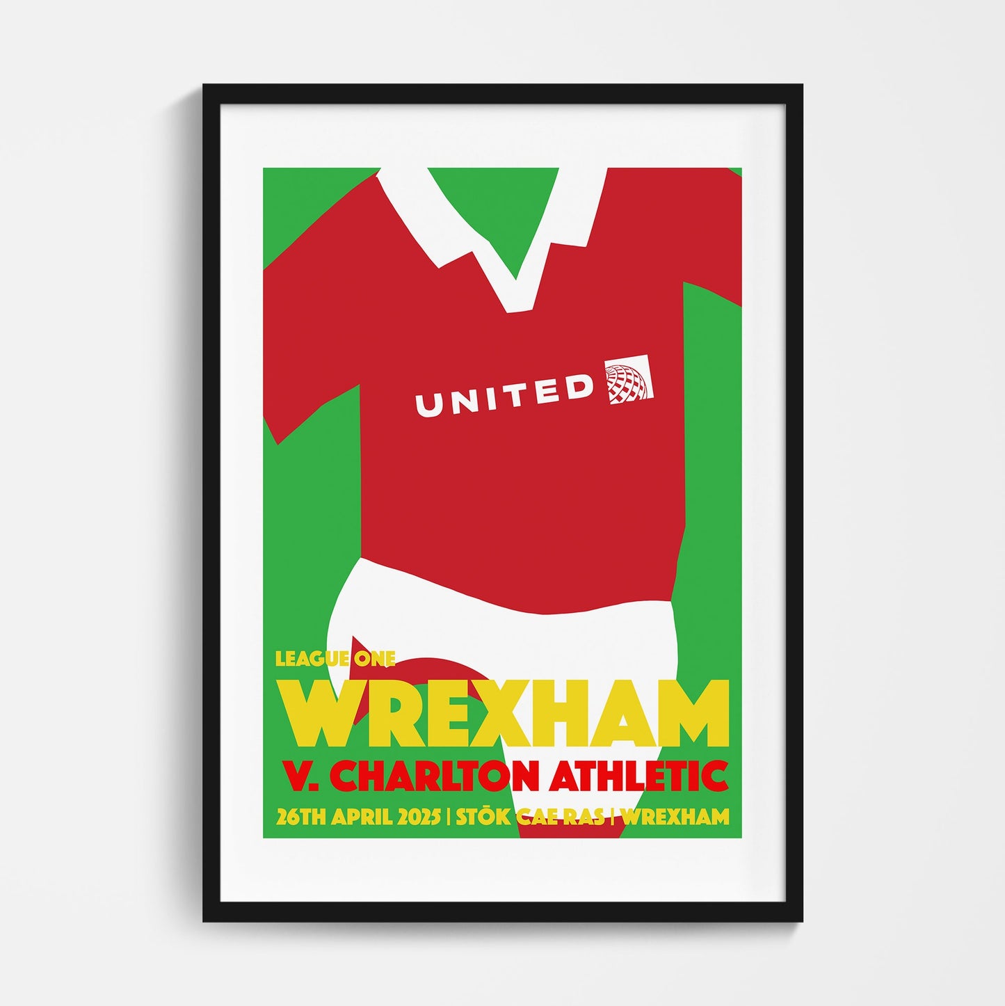 Wrexham v Charlton print