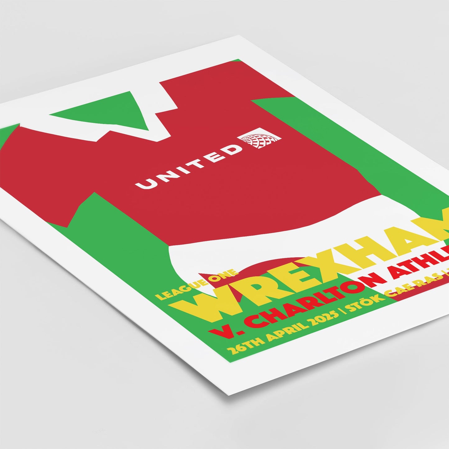 Wrexham v Charlton print