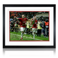 Wes Brown Signed Manchester United Image Deluxe Mount Frame