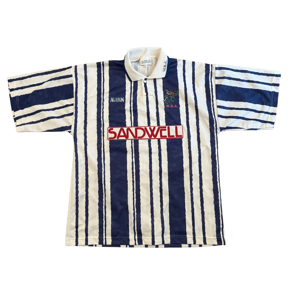 West Bromwich Albion 1992/93 Home Shirt front