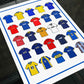 Wimbledon Retro Shirts Football Print