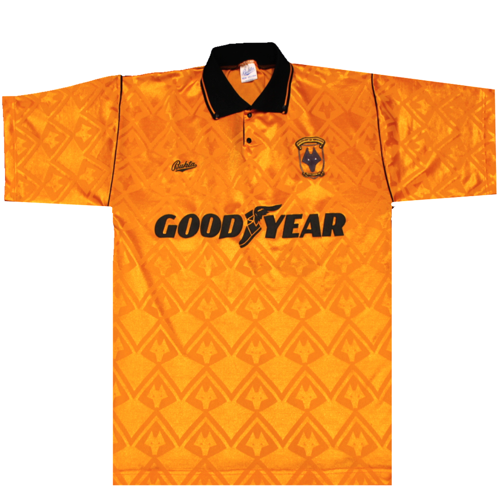 Wolverhampton Wanderers 1990-1991 Home Shirt (Excellent) L