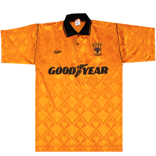 Wolverhampton Wanderers 1990-1991 Home Shirt (Excellent) L