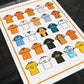 Wolverhampton Retro Shirts Football Print