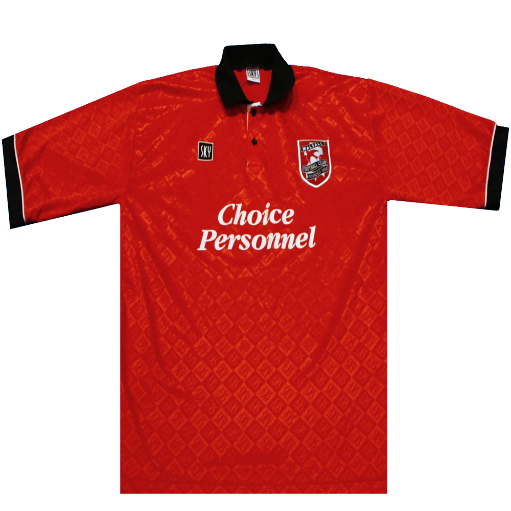 Walsall 1995-1996 Home Football Shirt (Excellent) XL