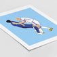 Zidane and Materazzi Print
