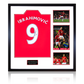 Zlatan Ibrahimovic Signed Manchester United Shirt Elite Frame