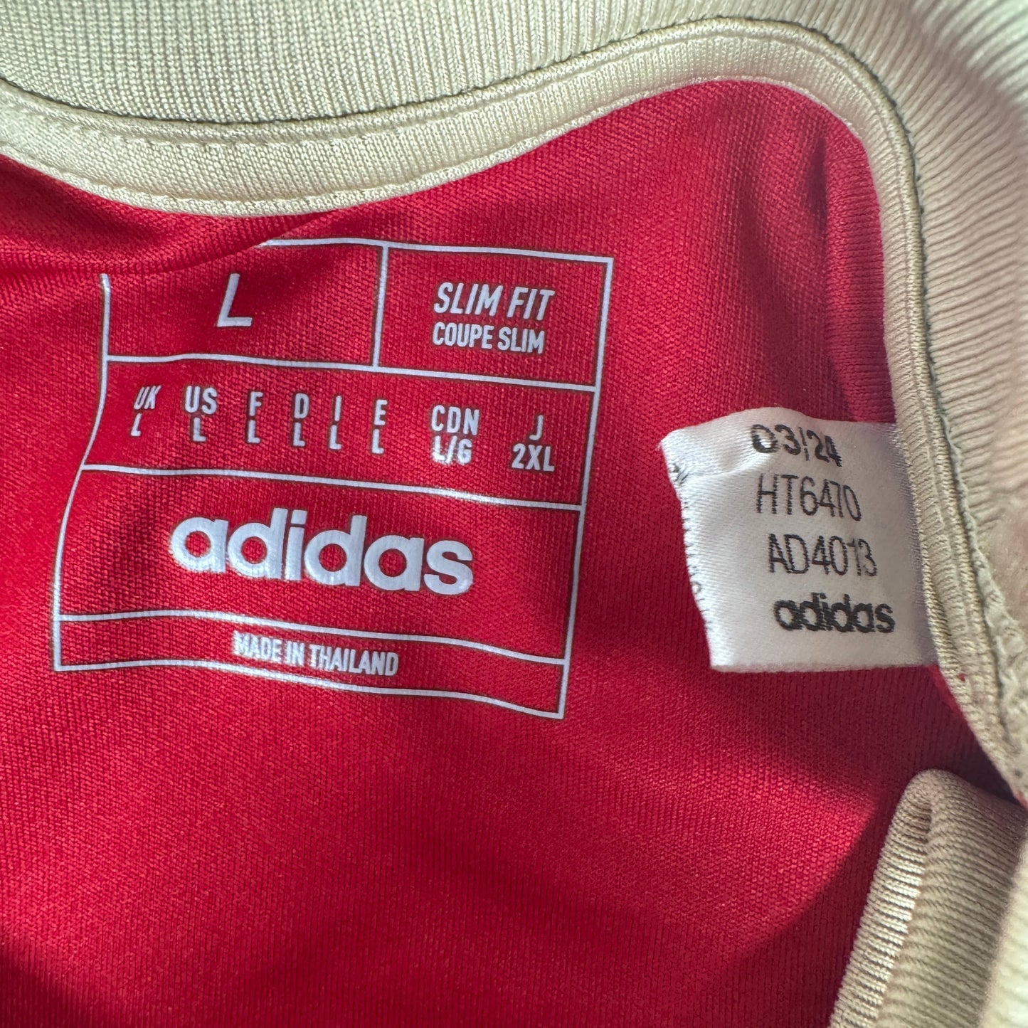 Aberdeen 2023/2024 Home Football Shirt Large