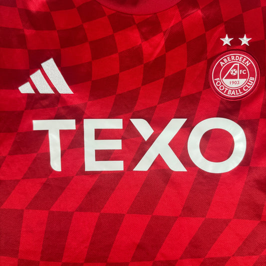 Aberdeen 2024/2025 Home Football Shirt 3XL