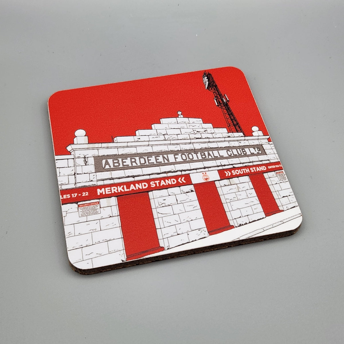 Aberdeen FC  coaster of Pittodrie Stadium