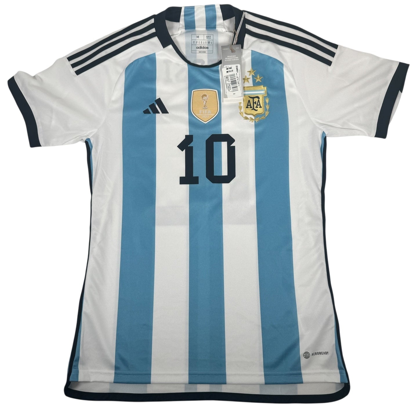 MESSI 10 Argentina 2022/2023/2024 Home Football Shirt Medium BNWT