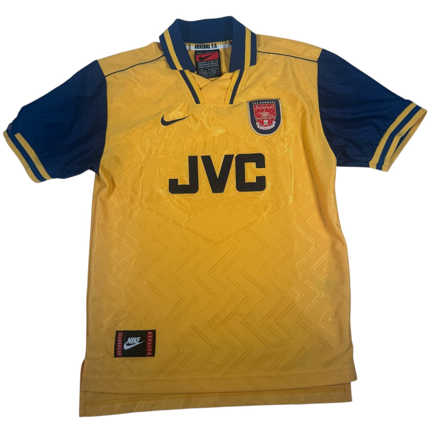 Arsenal 1996/1997 Away Football Shirt Small