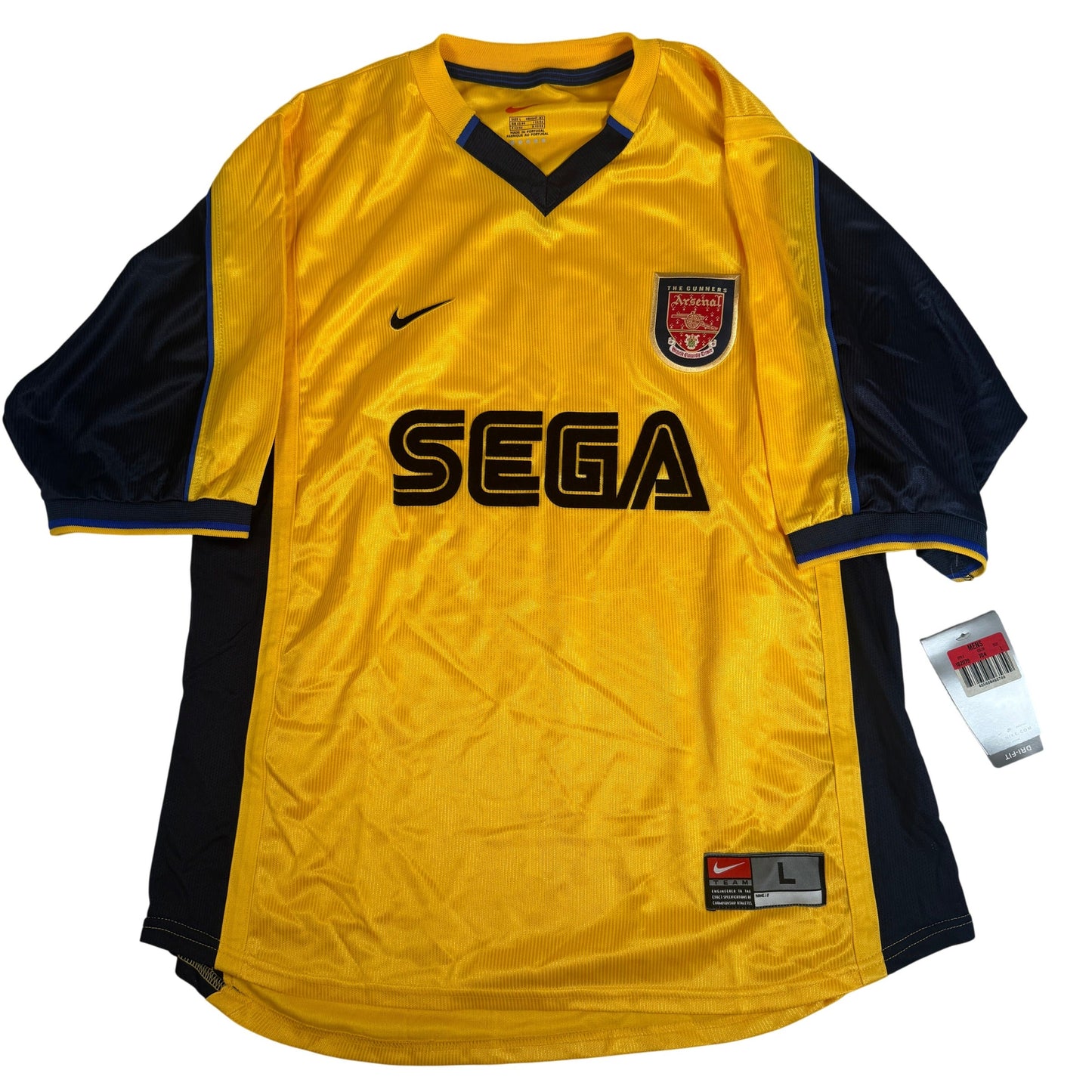 Arsenal 1999/2000/2001 Away Football Shirt Large BNWT