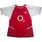 Pires 7 Arsenal 2002/2003 Home Football Shirt Medium