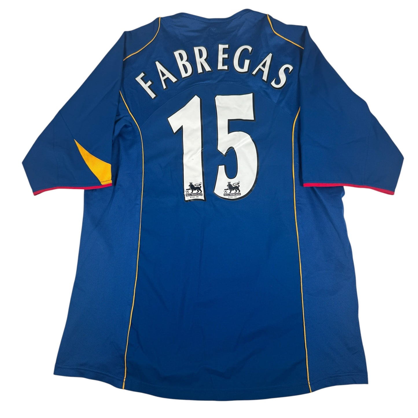 FABREGAS 15 Arsenal 2004/2005/2006 Away Football Shirt Large