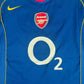 FABREGAS 15 Arsenal 2004/2005/2006 Away Football Shirt Large