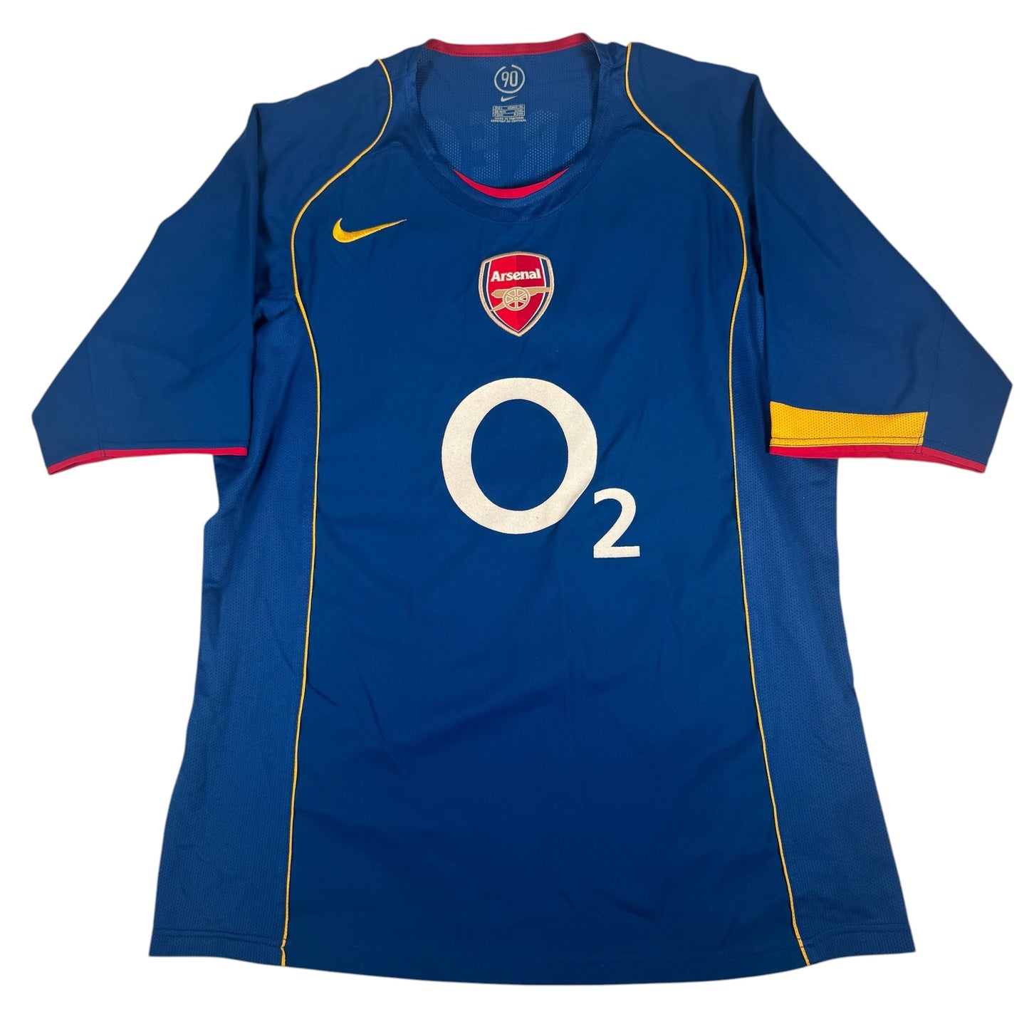 FABREGAS 15 Arsenal 2004/2005/2006 Away Football Shirt Large