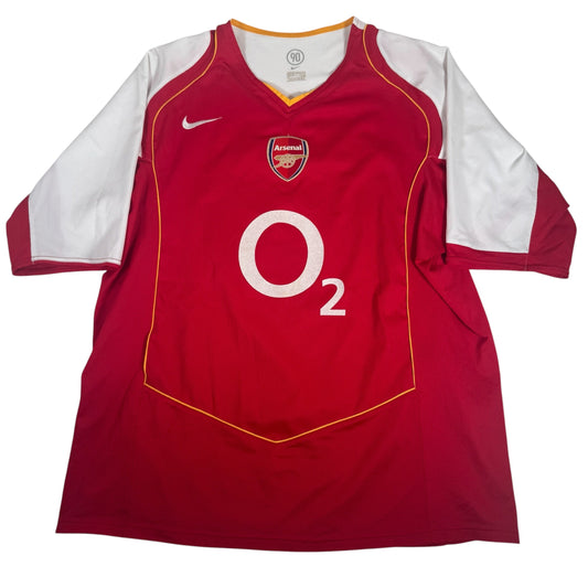Arsenal 2004/2005 Home Football Shirt 2XL