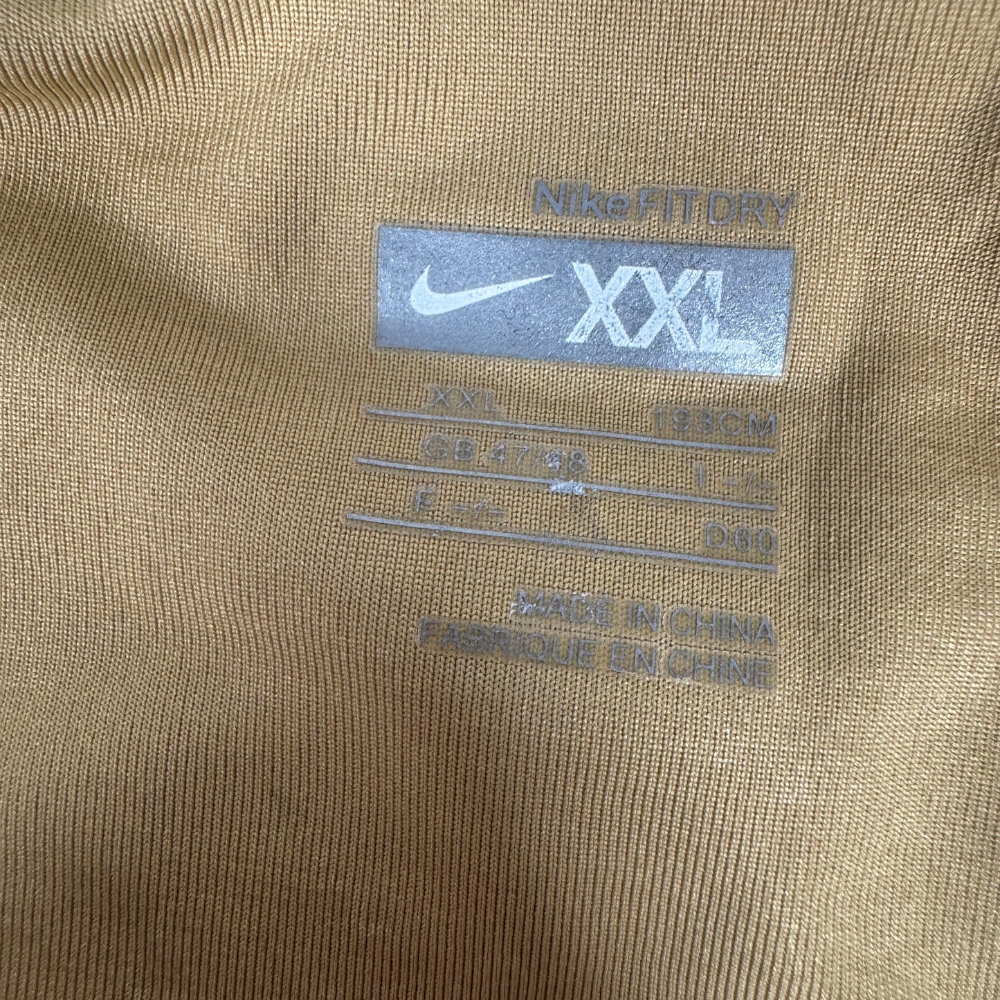 Arsenal 2007/2008 Gold Training Shirt 2XL