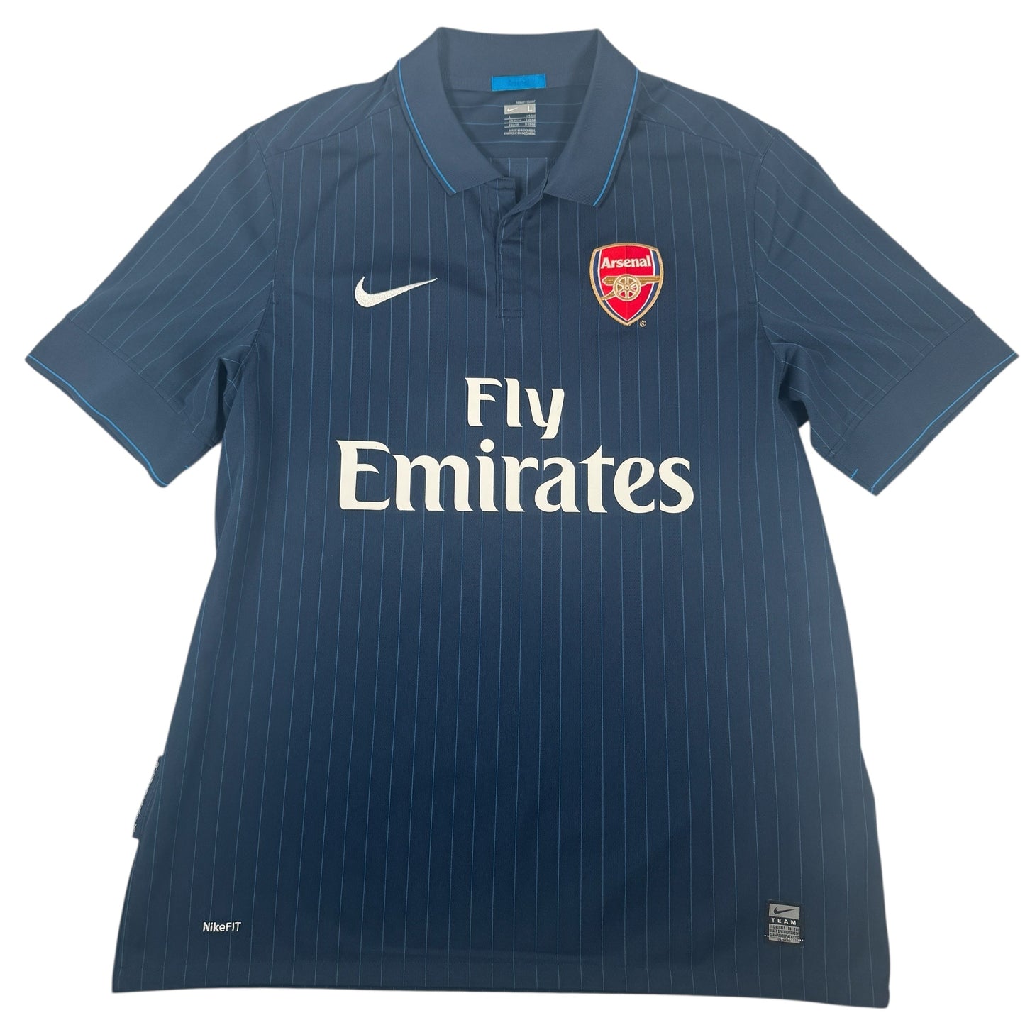 Arsenal 2009/2010 Away Football Shirt Large