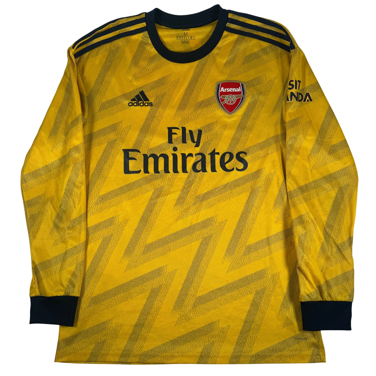Arsenal 2019/2020 Away Long Sleeve Football Shirt Medium
