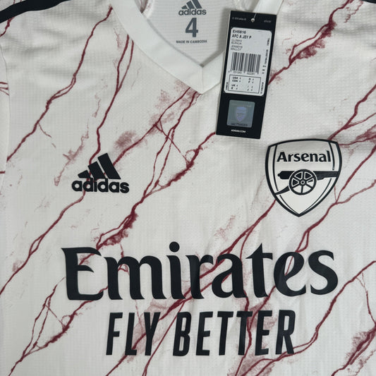 Size 4 Arsenal 2020/2021 Away Player Spec HEAT.RDY Football Shirt Small BNWT