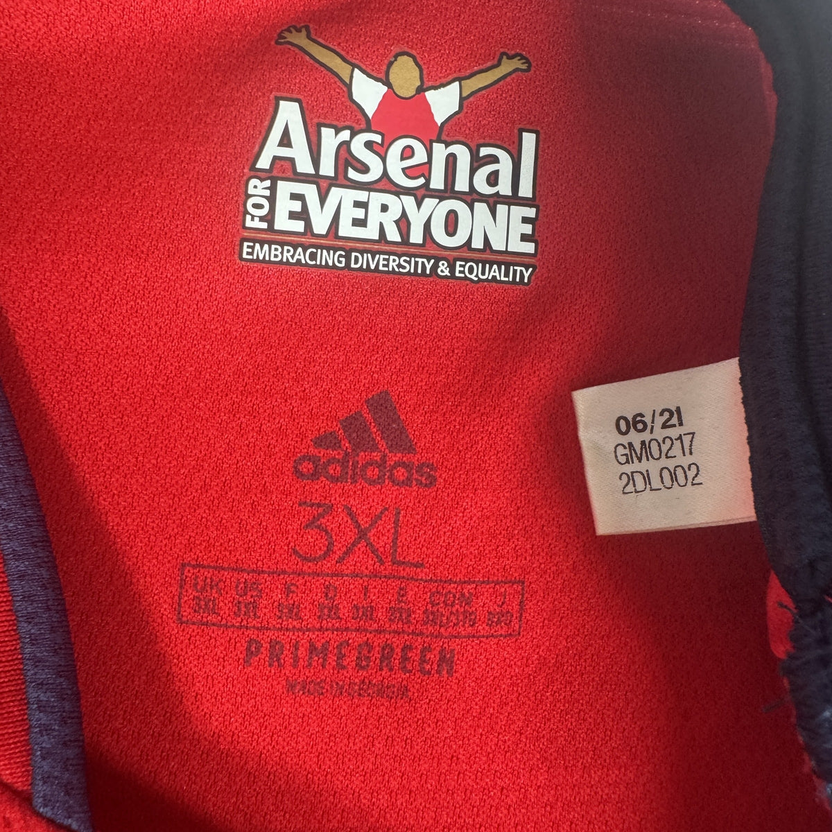 Arsenal 2021/2022 Home Shirt 3XL Odegaard 8