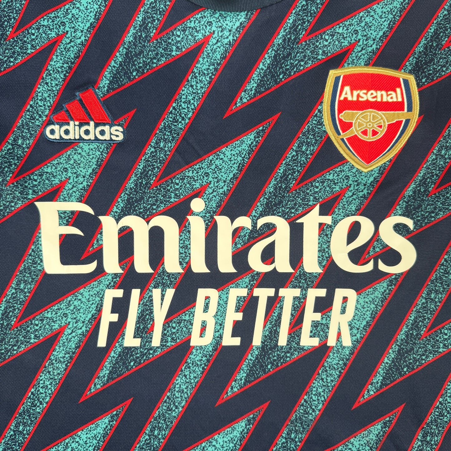 Arsenal 2021/2022 Third Football Shirt Large