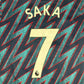 SAKA 7 Arsenal 2021/2022 Third Football Shirt Small