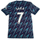 SAKA 7 Arsenal 2021/2022 Third Football Shirt Small